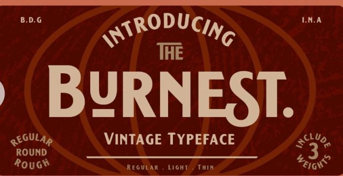 Burnest family Font