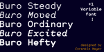 Buro Font Pair