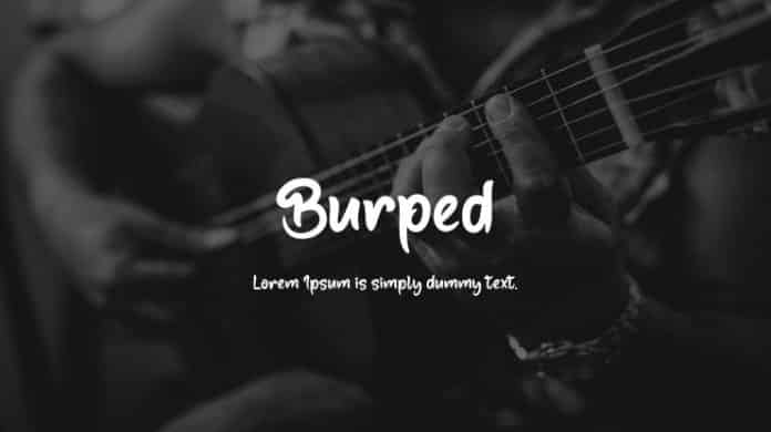 Burped Font