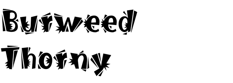 Burweed Font