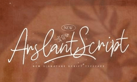 Business Card Arslant Script