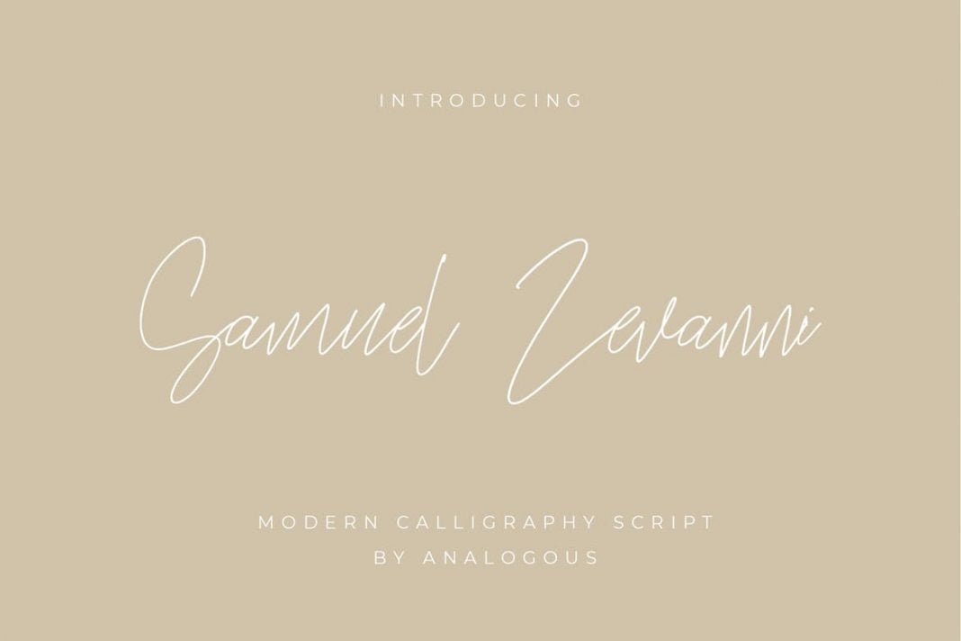 Business CardSamuel Zevanni Font