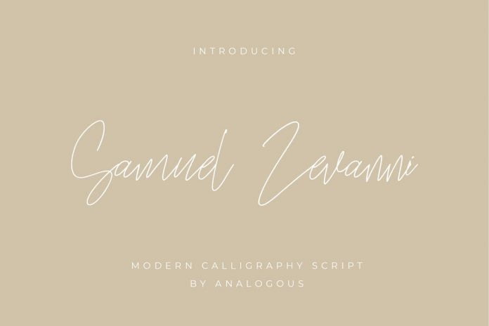 Business CardSamuel Zevanni Font