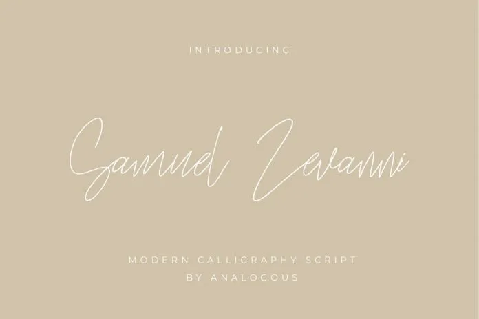 Business CardSamuel Zevanni Font