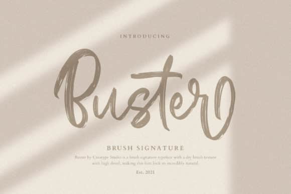 Buster Brush Signature Font