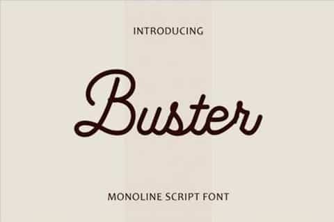 Buster Font