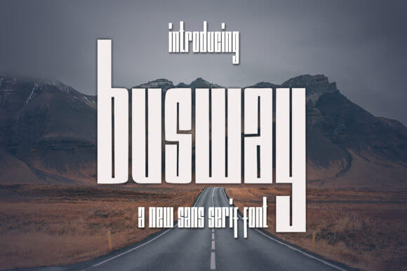 Busway Font