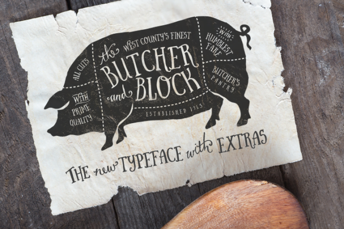 Butcher & Block Typeface Font