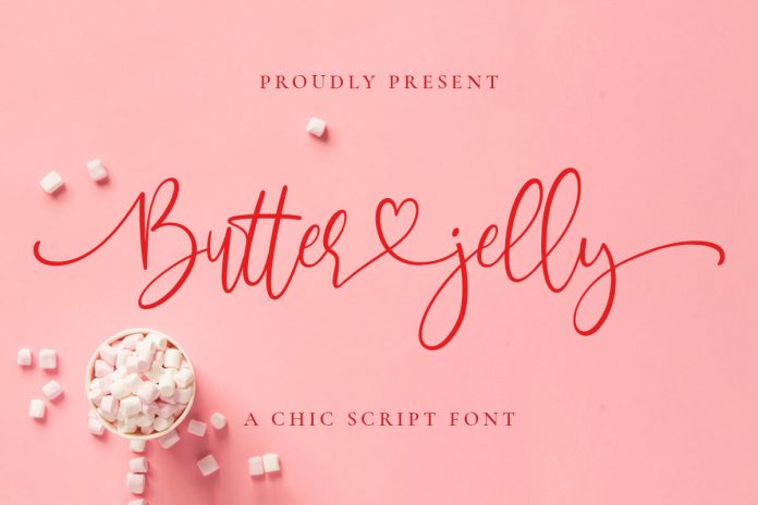 Butter Jelly - A Chic Script Font