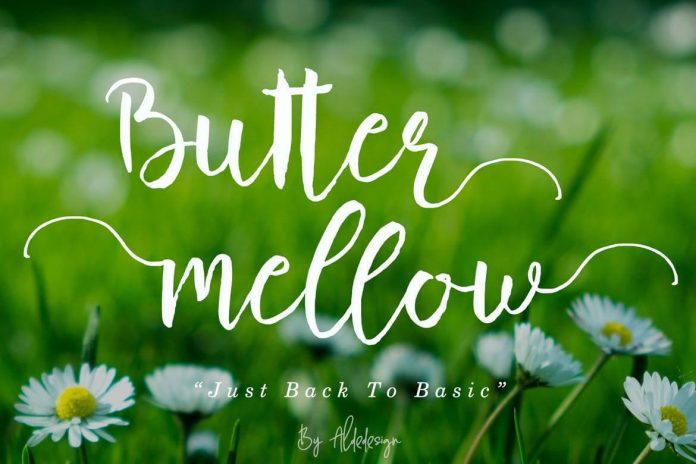 Butter Mellow - Brush Script