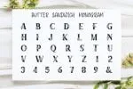 Butter Sandwich Font