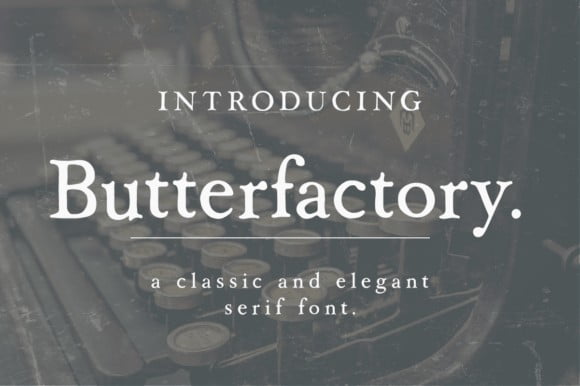 Butterfactory Font