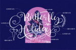 Butterfly Holiday Font