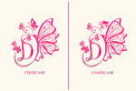 Butterfly Monogram Font