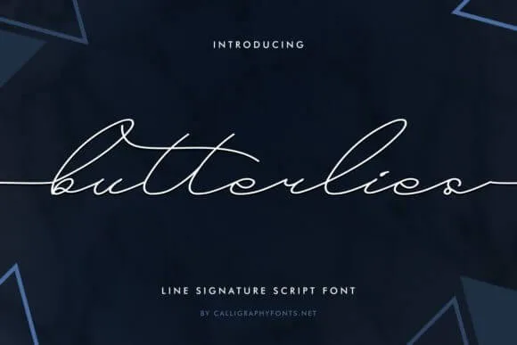 Butterlies Font