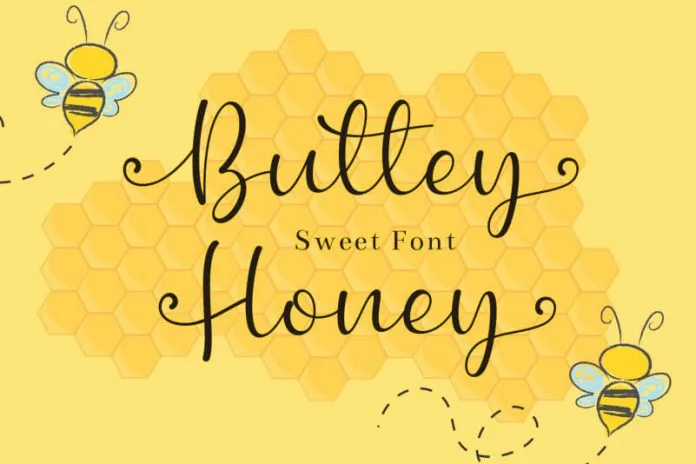 Buttey Honey Script Font