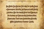 Buyanbengak Font