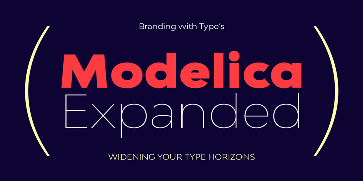Bw Modelica Expanded Font