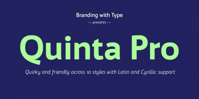 Bw Quinta Pro Fonts