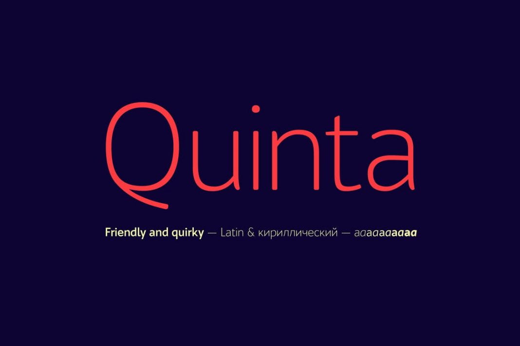 Bw Quinta font
