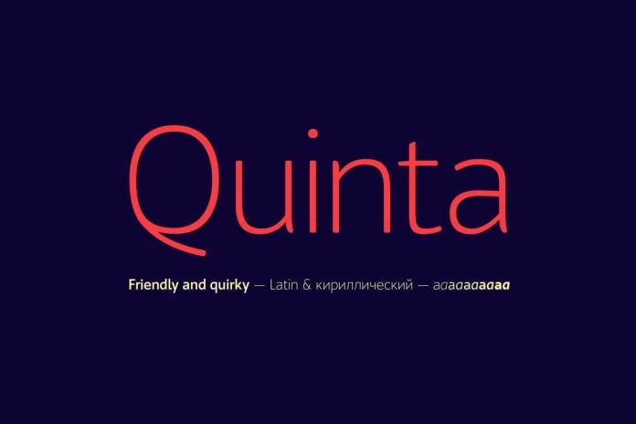 Bw Quinta font