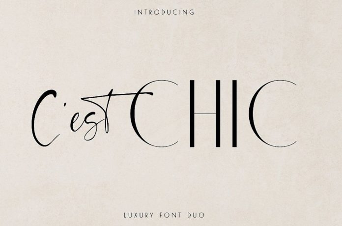 C'est chic duo Font