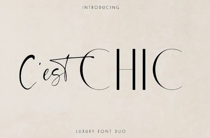 C'est chic duo Font