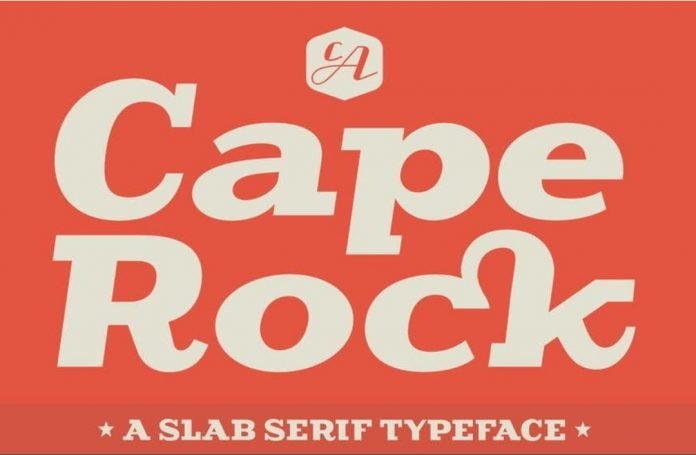 CA Cape Rock Font