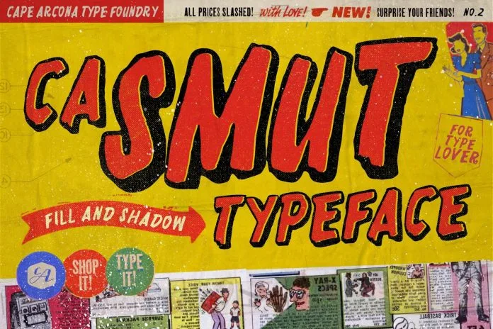 CA Smut font