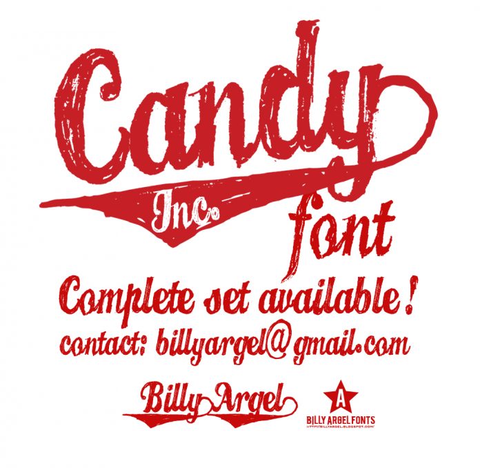 CANDY INC. font