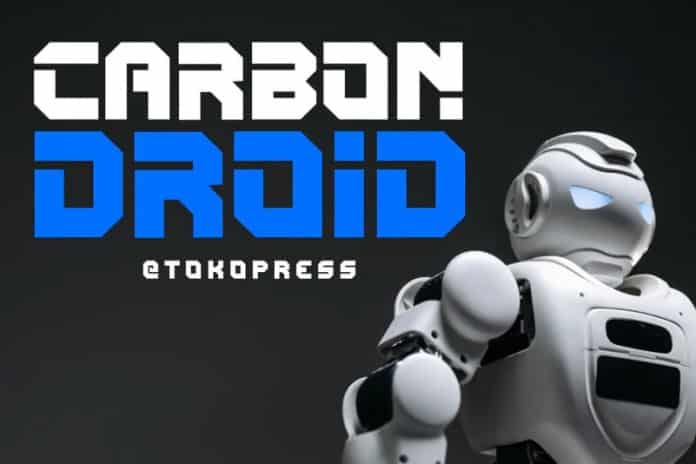 CARBON DROID - Techno Font