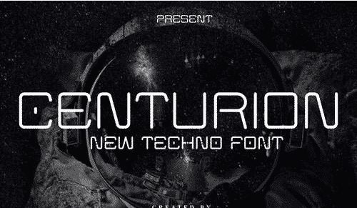 CENTURION - Futuristic Font