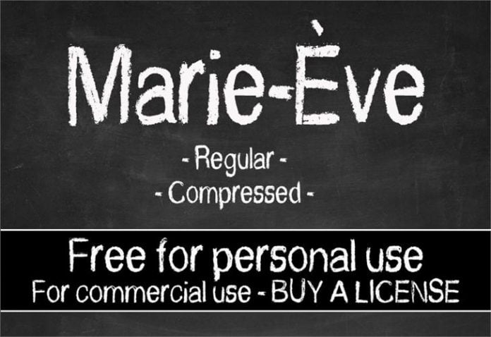 CF Marie Eve font
