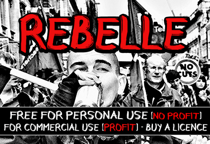CF Rebelle Font