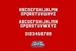 COLLEGE CHAMPIONS FONT FAMILY