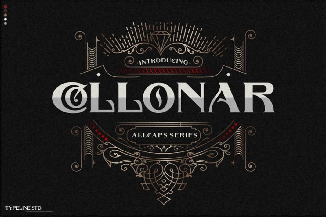 COLLONAR TYPEFACE + BONUS Font