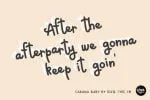 Cabana Baby Font