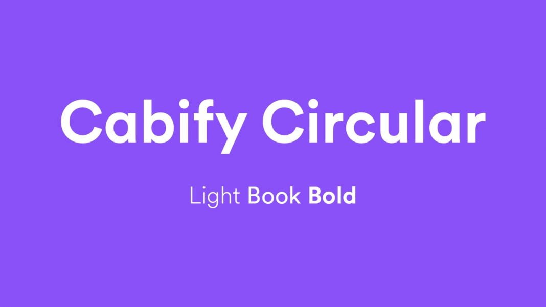 Cabify Circular Font