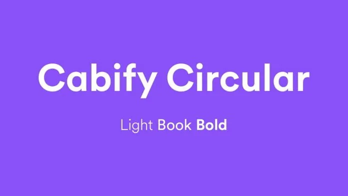 Cabify Circular Font