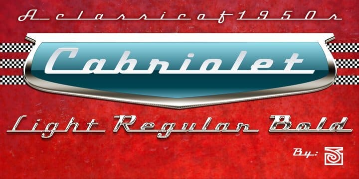 Cabriolet Font Free Download