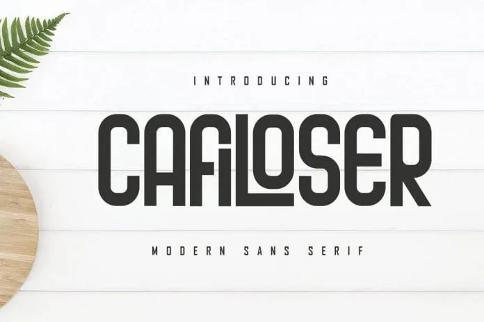 Cafiloser - Modern Sans Serif