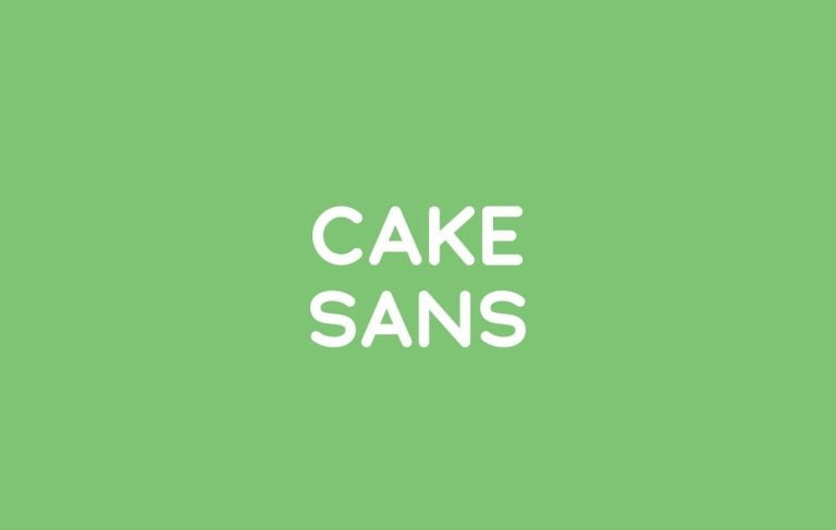 Cake Sans Font Free Downlaod