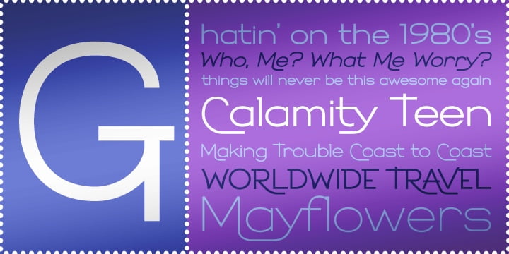 CalamityTeen BTN Font