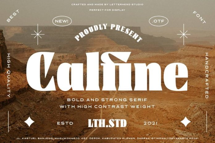 Calfine - Bold Serif