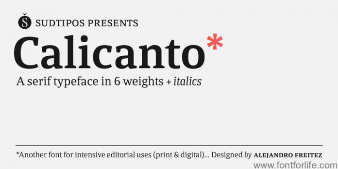 Calicanto Font Family
