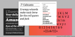 Calicanto Font Family