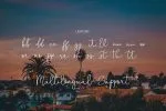California - A Modern script font