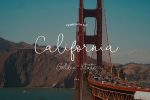California - A Modern script font