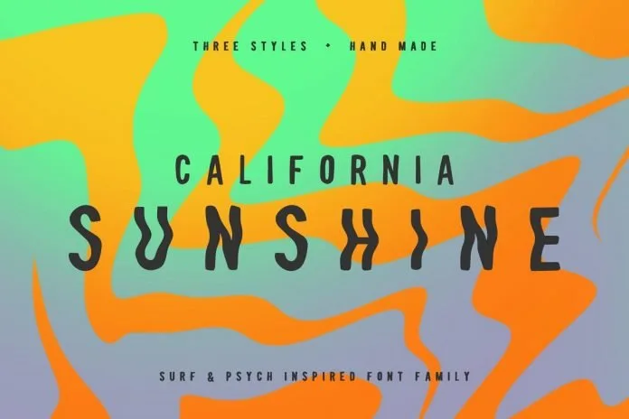 California Sunshine Font