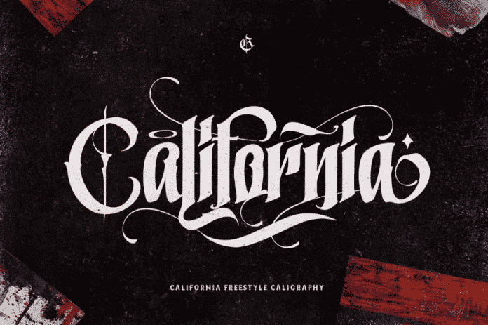 California calligraphic Font